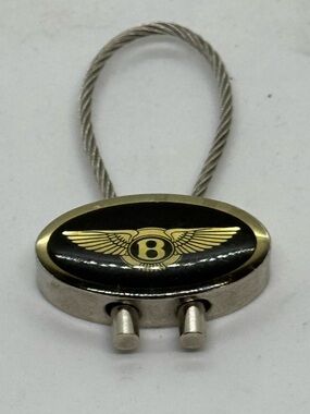 Authentic Bentley Flying B Metal Keychain Luxury Automotive Key Chain